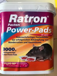 Bild 1 von 1 - Ratron Pasten Power-Pads 29ppm Ratten Mäuse Bekämpfung 2,505 kg (167x15g)