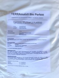 Bild 1 von 2 - Profi Dünger 15 kg TERRAmalz® Bio Perfekt Malzkeim-Pellets