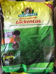 Bild 1 von 2 - Neudorff 2,5 kg Rasenreparatur LückenLos Saatgut und Dünger, organisch
