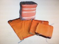 Bild 1 von 1 - 100 Raschelsäcke mit Zugband,Brennholz Säcke ,Kartoffelsäcke 5 kg, 30 x 50 cm
