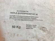 Bild 1 von 1 - 25 kg Phosphat Dünger Triple Superphosphat 46 % P2 O5 gekörnt Phosphordünger TSP