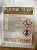 § Pledge 75 WP = Vorox F 800 g = Sumimax = Wirkstoff: 500 g/kg Flumioxazin